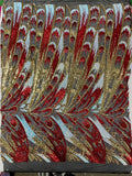 Feather Wing Sequin Fabric 54” Wide| New Creations Fabric & Foam Inc. - New Creations Fabric & Foam Inc