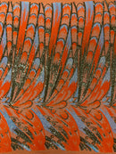 Feather Wing Sequin Fabric 54” Wide| New Creations Fabric & Foam Inc. - New Creations Fabric & Foam Inc