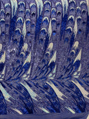 Feather Wing Sequin Fabric 54” Wide| New Creations Fabric & Foam Inc. - New Creations Fabric & Foam Inc