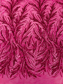 Feather Wing Shiny Sequin Fabric 54” Wide| New Creations Fabric & Foam Inc. - New Creations Fabric & Foam Inc
