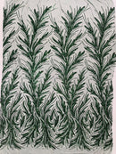 Feather Wing Shiny Sequin Fabric 54” Wide| New Creations Fabric & Foam Inc. - New Creations Fabric & Foam Inc