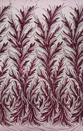 Feather Wing Shiny Sequin Fabric 54” Wide| New Creations Fabric & Foam Inc. - New Creations Fabric & Foam Inc