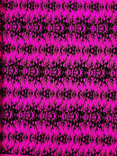 Flocking Flame Power Mesh Fabric 58" Wide| New Creations Fabric & Foam Inc. - New Creations Fabric & Foam Inc