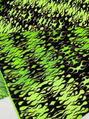 Flocking Flame Power Mesh Fabric 58" Wide| New Creations Fabric & Foam Inc. - New Creations Fabric & Foam Inc