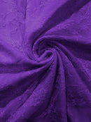 FLORAL NYLON STRETCH LACE (by the yard) - New Creations Fabric & Foam Inc