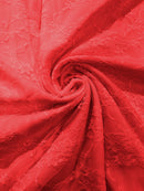 FLORAL NYLON STRETCH LACE (by the yard) - New Creations Fabric & Foam Inc