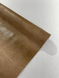 FLORIDA VEGGAN FAUX CROCODILE 3D TWO TONE VINYL FABRIC (by the yard) - New Creations Fabric & Foam Inc