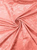 Flower Rose Jacquard Satin 58" Wide| New Creations Fabric & Foam Inc. - New Creations Fabric & Foam Inc