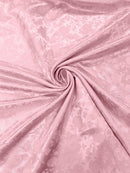 Flower Rose Jacquard Satin 58" Wide| New Creations Fabric & Foam Inc. - New Creations Fabric & Foam Inc