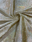 Foggy Foil Stretch Velvet 58" Wide| New Creations Fabric & Foam Inc - New Creations Fabric & Foam Inc