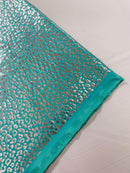 Foil leopard print on a stretch spandex fabric | New Creation Fabric & Foam - New Creations Fabric & Foam Inc