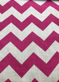 CHEVRON ZIG ZAG POLY COTTON (by the yard)