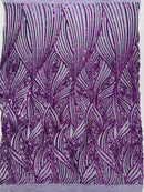 Geometric Feather Wing Fabric 54” Wide| New Creations Fabric & Foam Inc. - New Creations Fabric & Foam Inc