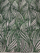 Geometric Feather Wing Fabric 54” Wide| New Creations Fabric & Foam Inc. - New Creations Fabric & Foam Inc