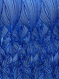 Geometric Feather Wing Fabric 54” Wide| New Creations Fabric & Foam Inc. - New Creations Fabric & Foam Inc