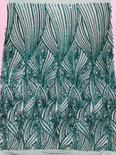 Geometric Feather Wing Fabric 54” Wide| New Creations Fabric & Foam Inc. - New Creations Fabric & Foam Inc