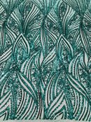 Geometric Feather Wing Fabric 54” Wide| New Creations Fabric & Foam Inc. - New Creations Fabric & Foam Inc