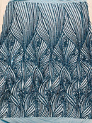 Geometric Feather Wing Fabric 54” Wide| New Creations Fabric & Foam Inc. - New Creations Fabric & Foam Inc
