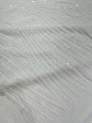 Geometric Feather Wing Fabric 54” Wide| New Creations Fabric & Foam Inc. - New Creations Fabric & Foam Inc