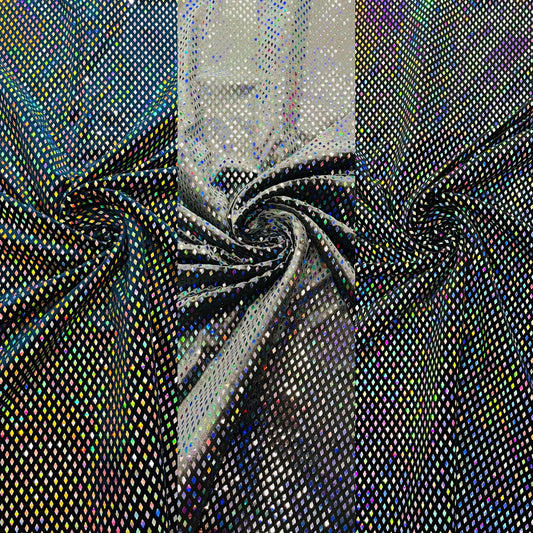 Geometric Foil Velvet Stretch Fabric 58” Wide| New Creations Fabric & Foam Inc. - New Creations Fabric & Foam Inc