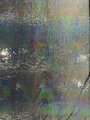 Geometric Foil Velvet Stretch Fabric 58” Wide| New Creations Fabric & Foam Inc. - New Creations Fabric & Foam Inc