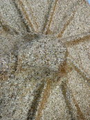 Sequin Eyelash Fringe Design Fabric, (By The Yard)