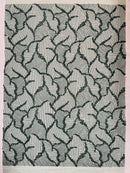 Heavy Beaded Leaf Design on a mesh | New Creation Fabric & Foam - New Creations Fabric & Foam Inc
