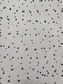 Heavy Scattered Pearls Studded Mesh Fabric| New Creations Fabric & Foam Inc. - New Creations Fabric & Foam Inc