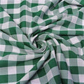 58/59" Wide 100% Polyester Poplin Gingham Checkered Fabric By The Yard