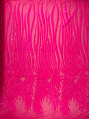 New!!! angel wings sequin design on a 4 way stretch mesh-prom-nightgown-by the yard-free shipping in the USA.