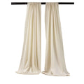 Backdrop Drape Curtain 5 Feet Wide x 15 Feet High, Polyester Poplin SEAMLESS 1 SETS.