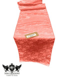 Jacquard Satin Roses Runner, Party Supply / Wedding / Decoration (14" Wide x 90" Long). - New Creations Fabric & Foam Inc