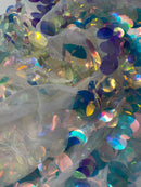 Jumbo Oval Sequin Fabric 54” Wide| New Creations Fabric & Foam Inc. - New Creations Fabric & Foam Inc