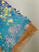 Jumbo Oval Sequin Fabric 54” Wide| New Creations Fabric & Foam Inc. - New Creations Fabric & Foam Inc