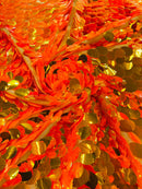 Jumbo Oval Sequin Fabric 54” Wide| New Creations Fabric & Foam Inc. - New Creations Fabric & Foam Inc