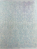 King Damask Sequin Fabric 54” Wide| New Creations Fabric & Foam Inc. - New Creations Fabric & Foam Inc