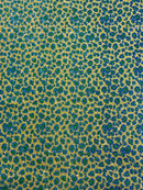 LEOPARD GLITTER CANVAS VINYL (by the yard) - New Creations Fabric & Foam Inc