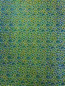 LEOPARD GLITTER CANVAS VINYL (by the yard) - New Creations Fabric & Foam Inc