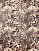Leopard Print Power Mesh 58" Wide| New Creations Fabric & Foam Inc. - New Creations Fabric & Foam Inc