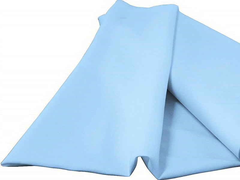 Light Blue 58/59" Wide 100% Premium Woven Polyester Poplin Fabric By The Yard