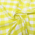 58/59" Wide 100% Polyester Poplin Gingham Checkered Fabric By The Yard