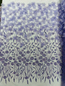 Luxury 3D Floral/Butterfly Beaded lace 54” Wide| New Creations Fabric & Foam Inc. - New Creations Fabric & Foam Inc