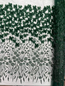 Luxury 3D Floral/Butterfly Beaded lace 54” Wide| New Creations Fabric & Foam Inc. - New Creations Fabric & Foam Inc