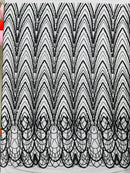 Luxury Chain Geometric Beaded Lace 54” Wide| New Creations Fabric & Foam Inc. - New Creations Fabric & Foam Inc