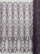 Luxury Chain Geometric Beaded Lace 54” Wide| New Creations Fabric & Foam Inc. - New Creations Fabric & Foam Inc