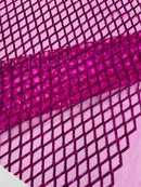 Luxury Diamond Design Mini Glitz Sequins On A Mesh 54” Wide| New Creations Fabric & Foam Inc. - New Creations Fabric & Foam Inc