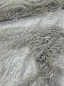 Luxury Festival Beaded Vine Lace Fabric| New Creations Fabric & Foam Inc. - New Creations Fabric & Foam Inc