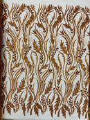 Luxury Festival Beaded Vine Lace Fabric| New Creations Fabric & Foam Inc. - New Creations Fabric & Foam Inc