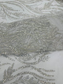 Luxury Festival Beaded Vine Lace Fabric| New Creations Fabric & Foam Inc. - New Creations Fabric & Foam Inc