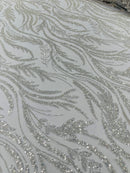 Luxury Festival Beaded Vine Lace Fabric| New Creations Fabric & Foam Inc. - New Creations Fabric & Foam Inc